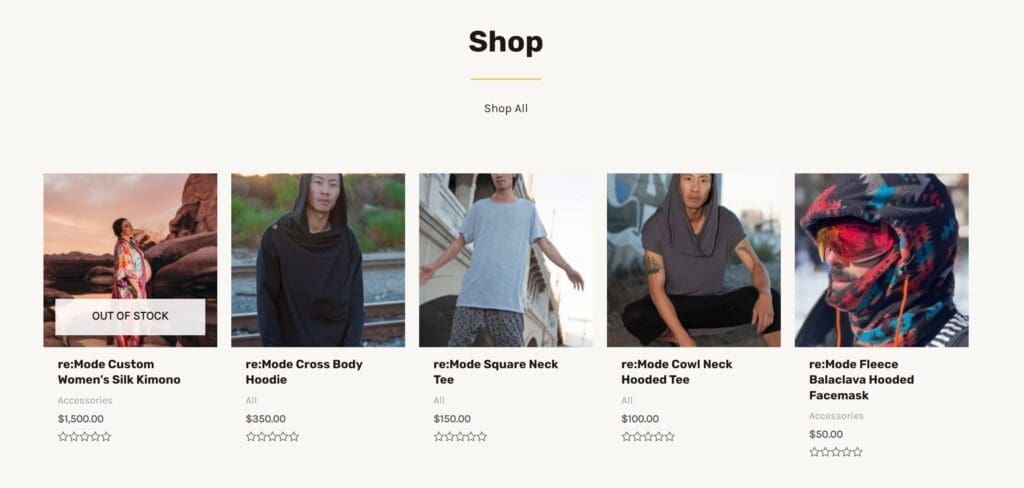 Full Website Redesign and Migration from Wix to WordPress - Remode Clothing Brand